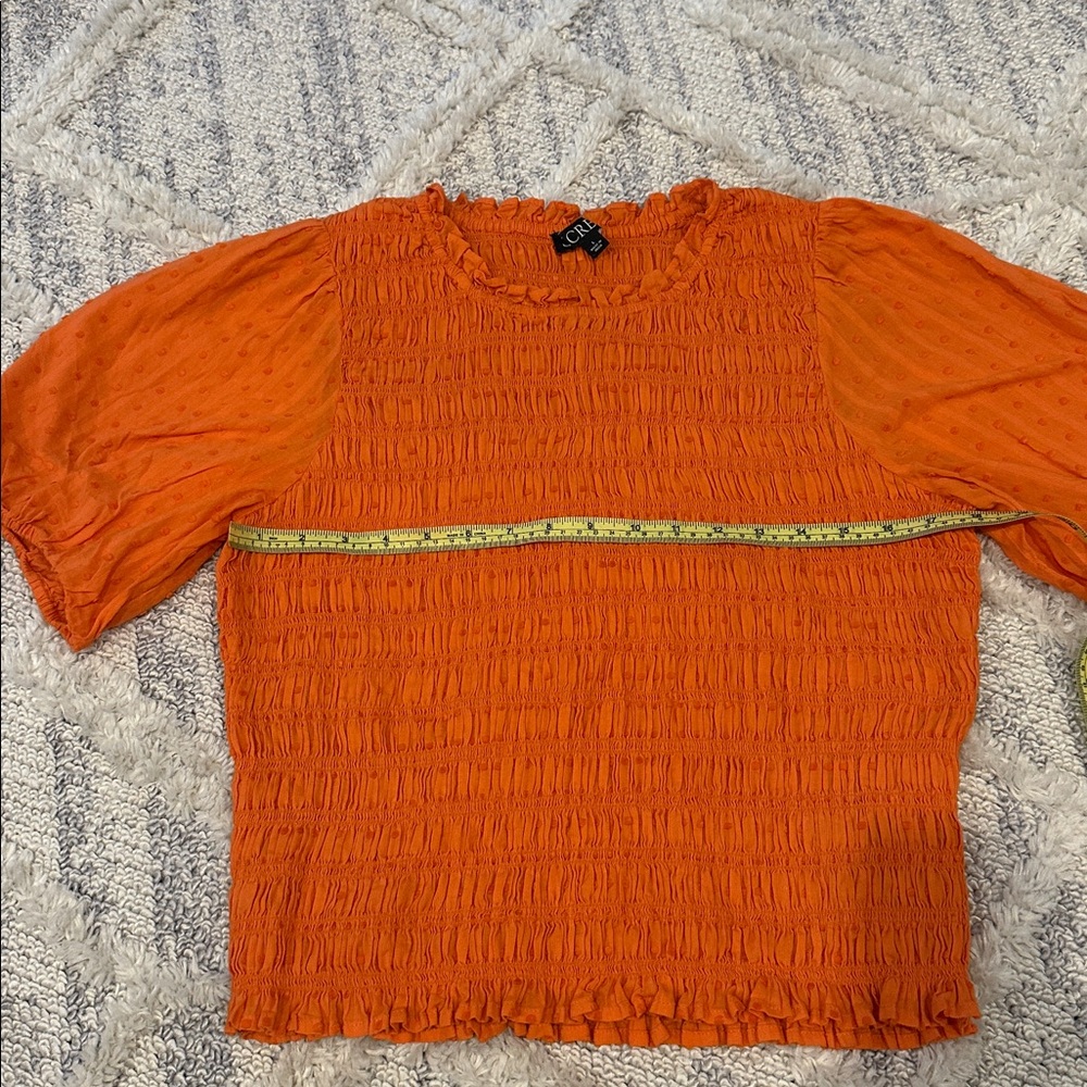 Jcrew Orange Top - Picture 5 of 7
